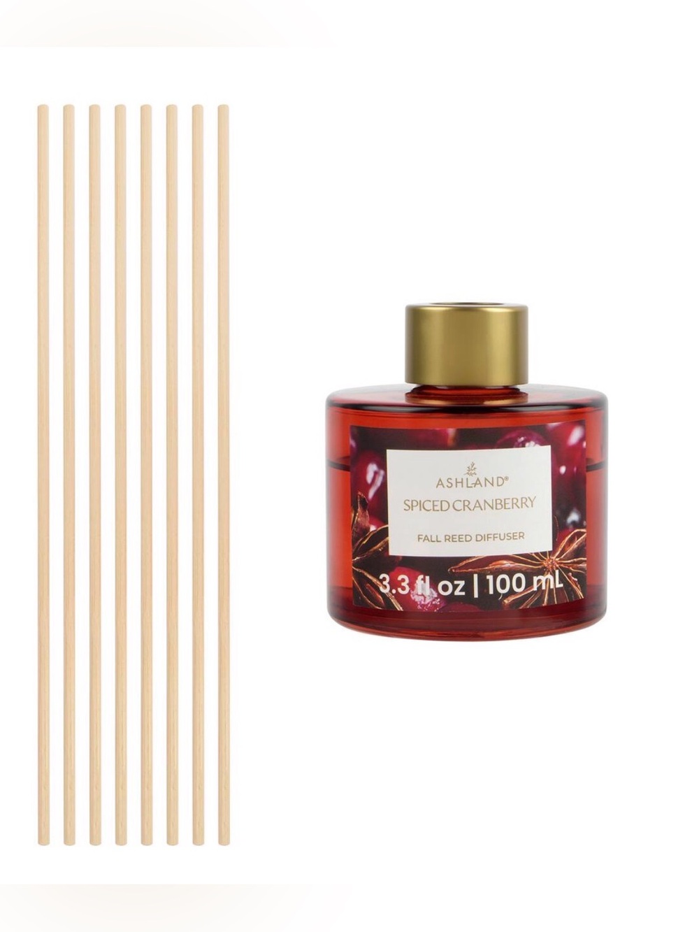 Ashland Spiced Cranberry Reed Diffuser - New - Picture 2 of 6